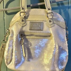 RARE Coach Poppy Spotlight Ltd. Ed. Cream Sequin Bag - Special Offer Included!!